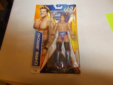 Chris Jericho WWE Superstar #19 Action Figure Mattel NIB NIP Wrestling Walls Of Cover