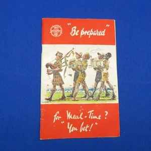 Boy Scout 1957 Jubileo Mundial Jamboree Food Cooking Folleto 254C3 - Imagen 1 de 10