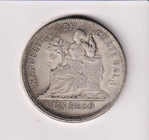 1894 GUATAMALA SILBER PESO - Bild 1 von 2