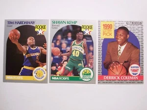 1989-90 Hoops RC Basketball Lot (Hardaway, Kemp, Coleman) - MT! WOW! L@@K! - Picture 1 of 1