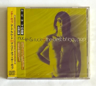 IGGY POP NUDE & RUDE THE BEST OF JAPAN PROMO CD VJCP-25267 w/OBI NEW SEALED Z22 - Image 1 of 2