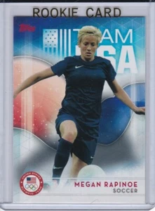 MEGAN RAPINOE ROOKIE CARD Women's Soccer TEAM USA 2016 Topps RC Olympic Team - Picture 1 of 2