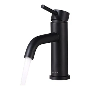 Lonnor Bathroom Faucet Hot and Cold Water Supply Model CBF200105-MB (New) - Picture 1 of 7