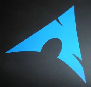 Pegatina Arch Linux - Pequeña - Teléfono portátil PC de código abierto con sistema operativo Linux GNU - (AZUL) - Imagen 1 de 4