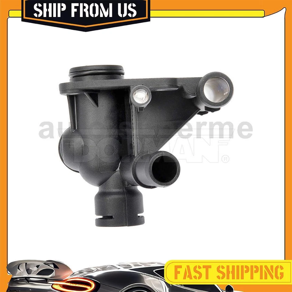 Salida de agua de refrigerante del motor para Volkswagen Golf 2007 2,0 L Foto 1 de 4