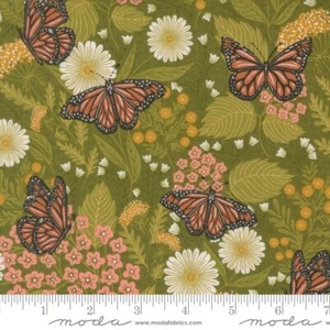 Bee Garden 48412 12 Metallic Ivy by Gingiber for Moda Fabrics - by the half-yard - Picture 1 of 2