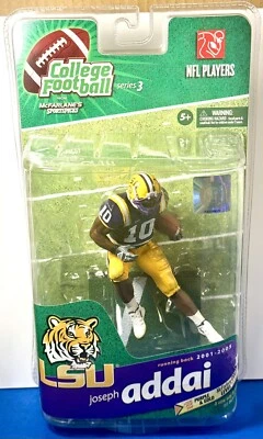 Joesph Addai LSU Tigers NCAA Series 3 Mcfarlane Figure #162/500 - Image 1 of 4