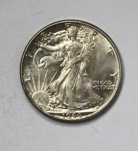 Medio dólar Walking Liberty 1944 - Choice Bu - ¡Lustroso!! - Imagen 1 de 2