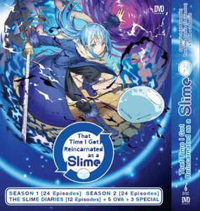 DVD That Time I Got Reincarnated As A Slime Season 1 2 + Diaries English Dubbed - Picture 1 of 2