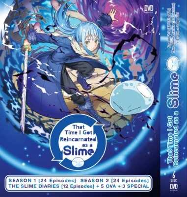 DVD That Time I Got Reincarnated As A Slime Season 1 2 + Diaries English Dubbed - Image 1 of 2