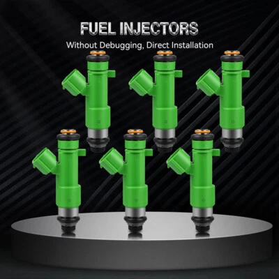 6 Fuel Injectors For INFINITI G35 for Nissan Maxima Murano Pathfinder Quest 3.5L - Image 1 of 4