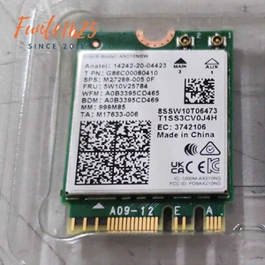 WiFi 6E Wireless Card Intel AX210 NGW Bluetooth 5.3 Tri-Band 5400Mbps Network - Afbeelding 1 van 3