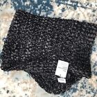 New Sonoma Women's Black & Gray Chunky  Knit  Infinity Scarf