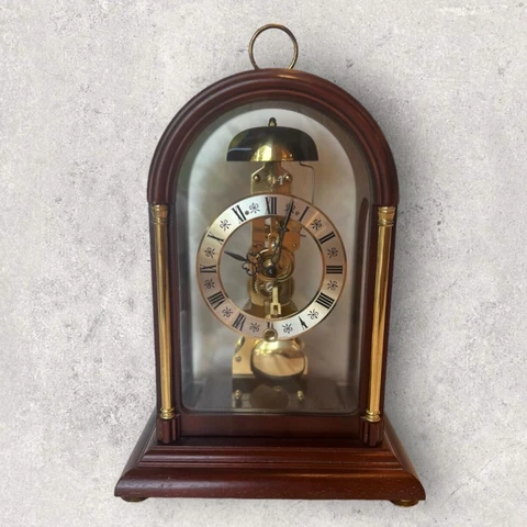 FRANZ HERMLE GERMAN WINCHESTER  Skeleton Key Chime Mantel Award Clock #791-081 Cover