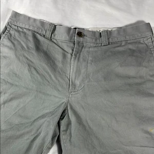 J. Crew mens grey Mercantile Flex flat front 8" inseam chino shorts - size 34 - Picture 1 of 12