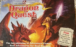 Dragon Quest D&D Board Game Boxset 1992 | Sealed Figures / Incomplete See Photos - Picture 1 of 10