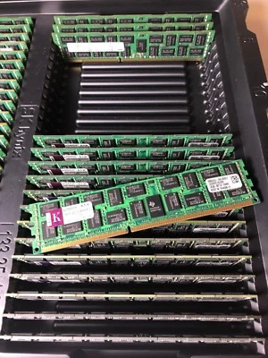 2 X 8GB Kingston KVR1333D3LQ8R9S / 8GEC ValueRAM KVR 16GB PC Server RAM 1.35V - Image 1 of 2
