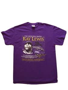 Ray Lewis Original Rabe T-Shirt ROAD SUPERBOWL XLVII Ravens lila Medium gebraucht, in einwandfreiem Zustand - Bild 1 von 9