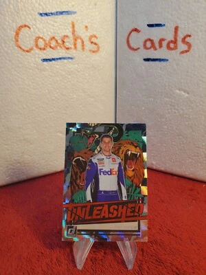 2023 Donruss Racing UNLEASHED CHECKERS Denny Hamlin #U6 NASCAR  - Image 1 of 3