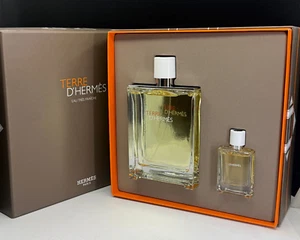 NEW Terre D'Hermes Eau Tres Fraiche 2 Piece Eau De Toilette Spray Gift SET - Picture 1 of 11