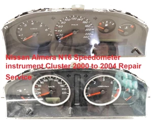 Nissan Almera 2000 to 2004 speedometer Instrument Cluster Repair - Picture 1 of 5