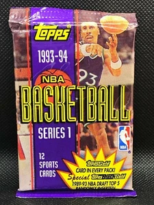 1993-94 Topps Hobby Series 1 Basketball Sealed Pack (1) Webber Hardaway Rookies - Picture 1 of 6