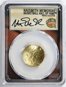 2020-W $5 Basketball Hall Fame Gold MS-70 FDOI PCGS Magic Johnson signiert - Bild 1 von 5