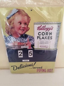 CALENDARIO PERPETUO PARETE KELLOGG'S CORN FLAKES - Foto 1 di 4