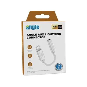 Winkel 3,5 mm AUX Anschluss - Audio Adapter für iPhone Kopfhörer - Bild 1 von 2
