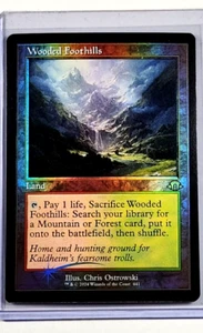 MTG Magic the Gathering Modern Horizons 3 MH3 Retro Foil #441 Wooded Foothills - Picture 1 of 3