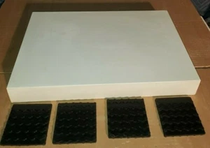 Lab Anti-Vibration Composite Block 20x13x2.5" w/Non-Slip Pads - Picture 1 of 12