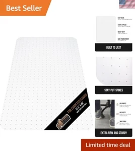 Office Chair Mat for Carpet Floors, Smooth Glide Slip Resistant Under Desk Ca... - Picture 1 of 10