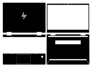 Kohlefaser Vinyl Laptop Aufkleber Skin Aufkleber Abdeckung für HP Elitebook X360 830 G7 - Bild 1 von 38