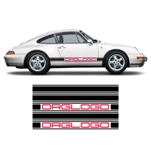 Bold Side Stripes in two colors for Carrera 1979 - 1996 - Bild 1 von 1
