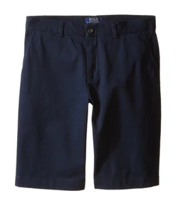 Polo Ralph Lauren L132118 Boys Blue Cotton Twill Chino Shorts Size 16 - Picture 1 of 2