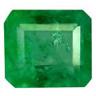 0.72 Ct Awesome Perfect Octagan 5.7 X 5.1 Mm Neon Green Colombia Natural Emerald