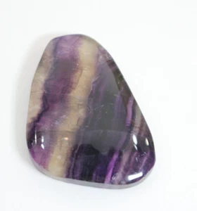 Fluorite Freeform Freeform Cabochon. 30 x 24 x 4.8mm. Great color. - Picture 1 of 6