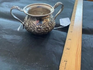 KIRK REPOUSSE SMALL SUGAR OR FOR OTHER #418B NOT MONOGRAMMED HAND DECORATED - Picture 1 of 3