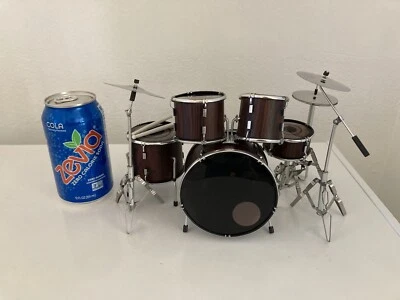 Miniature Wood Drum Set, Drums Kit - Image 1 of 4