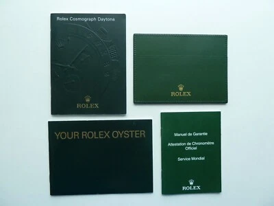 Rolex Daytona Booklet set 4 pezzi - inglese dal 11 al 2007 - - Immagine 1 di 4