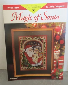 Opuscolo punto croce Just Cross Stitch Magic of Babbo Natale contato #915 - Foto 1 di 2