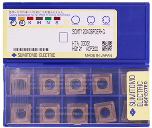 10 PIEZAS SOMT120408PDER-G ACP300 SUMITOMO CNC insertos de carburo originales - Imagen 1 de 1