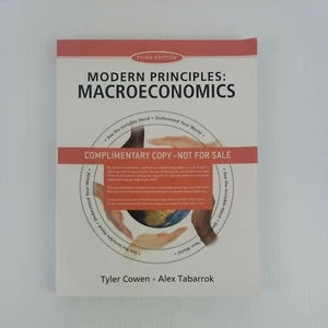 Modern Principles: Macroeconomics Tyler Cowen & Alex Tabarrok, 3rd Edition 2015 - Imagen 1 de 8