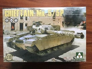 Takom 1/35 Scale Chieftain Mk. 5/5P British Main Battle Tank Kit No. 2027 F/S - Picture 1 of 5