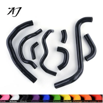 Kits de mangueras de refrigerante de radiador de silicona negra para Honda CBR 600 RR 2003 2004 Foto 1 de 4