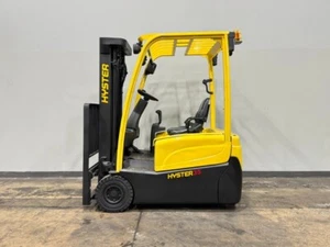 2018 HYSTER J35XNT 3 STAGE 3500LB CUSHION ELECTRIC FORKLIFT STK 14719 - Picture 1 of 11