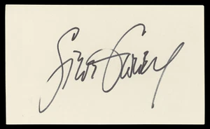 Dodgers Steve Garvey Authentic Signed 3x5 Index Card Autographed BAS #BM56942 - Picture 1 of 2