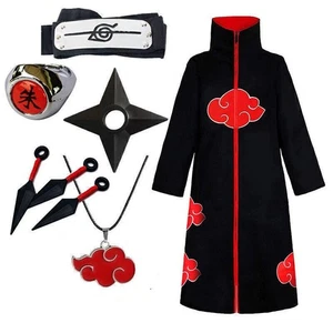 Anime Cosplay Kostüm Akatsuki Itachi Umhang Überlegene Qualität XS Itachi Naruto - Bild 1 von 14