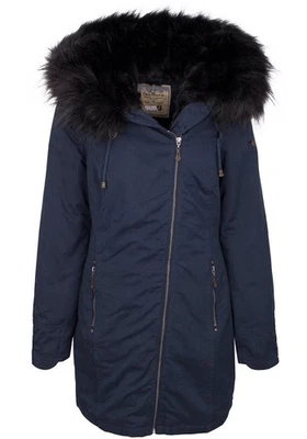 DREIMASTER Damen Parka, Jacke mollig warm & chic ⚓ ,marineblau mit Kapuze Gr.XL - Bild 1 von 4