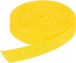 Nylon Gurtband Gürtel HELLGELB 50 Yard Länge x 1" Breite von DMiotech Neu UK - Bild 1 von 1
